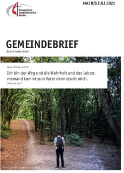 GEMEINDEBRIEF MAI BIS JULI 2021 - EMK GERSTETTEN