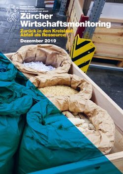 Z&uuml;rcher Wirtschaftsmonitoring - Zur&uuml;ck in den Kreislauf: Abfall als Ressource Dezember 2019 - Kanton Z&uuml;rich
