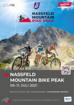 NASSFELD MOUNTAIN BIKE PEAK - 09.-11. JULI 2021 - NASSFELD MOUNTAIN BIKE PEAK - Radland Kärnten
