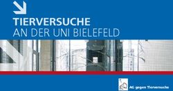 TIERVERSUCHE an der Uni Bielefeld - AG gegen Tierversuche