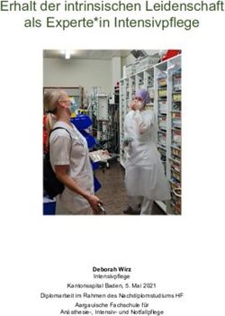 Erhalt der intrinsischen Leidenschaft als Experte*in Intensivpflege - Deborah Wirz - Afsain