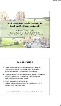 Besonderheiten - Ans&auml;tze Solidarischer &Ouml;konomie in der Land- und Ern&auml;hrungswirtschaft