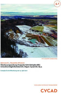 Hämmerli L, Hostettler M (2021) Überbauungsordnung Tongrube Gritt (Schüpfen BE): Umweltverträglichkeitsbericht. Ittigen: Cycad AG. 83 p ...