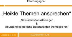 "Heikle Themen ansprechen" - Elia Bragagna "Sexualfunktionsst&ouml;rungen & tabuisierte k&ouml;rperliche Beschwerden thematisieren"
