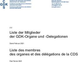 Liste der Mitglieder der GDK-Organe und -Delegationen Liste des membres des organes et des d&eacute;l&eacute;gations de la CDS