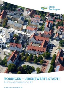 BOBINGEN - LEBENSWERTE STADT! - INFORMATIONSBROSCHÜRE