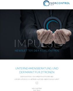 UNTERNEHMENSBERATUNG UND DER MARKT F&Uuml;R ZITRONEN - DIE FUNKTION VON KREDITINSTITUTEN BEI INFORMATIONSSYMMETRIEN AUF DEM BERATUNGSMARKT