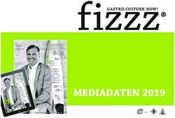 MEDIADATEN 2019 - GASTRO.CULTURE.NOW! - Meininger Verlag