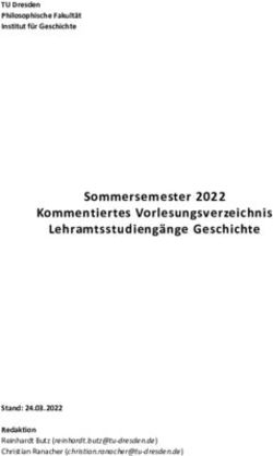 Sommersemester 2022 Kommentiertes Vorlesungsverzeichnis Lehramtsstudieng&auml;nge Geschichte