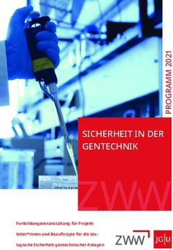 SICHERHEIT IN DER GENTECHNIK TRAIN THE TRAINER: LEHREN LERNEN - Fortbildungsveranstaltung f&uuml;r Projekt-leiter*innen und Beauftragte f&uuml;r die bio