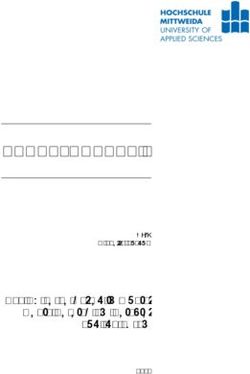 BACHELORARBEIT - Das Nutzerverhalten im Social Media Bereich am Beispiel von Instagram - Hochschule Mittweida