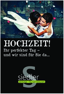 HOCHZEIT! Ihr perfekter Tag - und wir sind f&uuml;r Sie da...