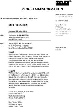 PROGRAMMINFORMATION - MDR