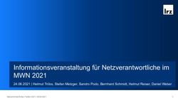 Informationsveranstaltung für Netzverantwortliche im - MWN 2021 24.06.2021 | Helmut Tröbs, Stefan Metzger, Sandro Podo, Bernhard Schmidt, Helmut ...