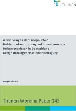Th&uuml;nen Working Paper 143 - Auswirkungen der Europ&auml;ischen Holzhandelsverordnung auf Importeure von Holzerzeugnissen in Deutschland - Design und ...