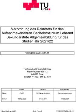 Verordnung des Rektorats für das Aufnahmeverfahren Bachelorstudium Lehramt Sekundarstufe Allgemeinbildung für das Studienjahr 2021/22 - TU Graz