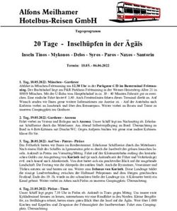 20 Tage - Inselh&uuml;pfen in der &Auml;g&auml;is - Inselh&uuml;pfen in ...