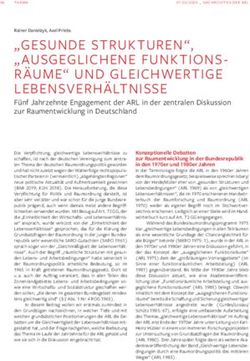 "GESUNDE STRUKTUREN", "AUSGEGLICHENE FUNKTIONS-R&Auml;UME" UND GLEICHWERTIGE LEBENSVERH&Auml;LTNISSE - ARL-NET