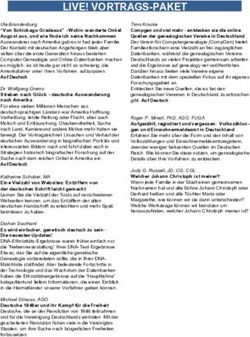 LIVE! VORTRAGS-PAKET - International German Genealogy