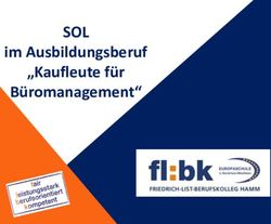 SOL im Ausbildungsberuf "Kaufleute für Büromanagement"