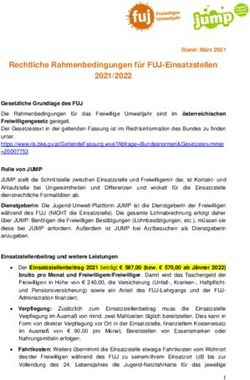 Rechtliche Rahmenbedingungen f&uuml;r FUJ-Einsatzstellen 2021/2022