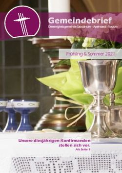 Gemeindebrief | 1 Fr&uuml;hling & Sommer 2021 - Unsere diesj&auml;hrigen Konfirmanden stellen sich vor - Salzdahlum-Apelnstedt-Volzum