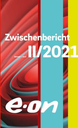 Zwischenbericht Januar - Juni II/2021 - EON