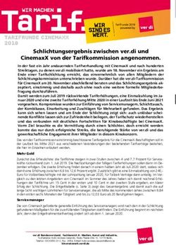 Schlichtungsergebnis zwischen ver.di und CinemaxX von der Tarifkommission angenommen.