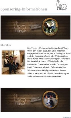 Sponsoring-Informationen - Westernreiter Region Basel