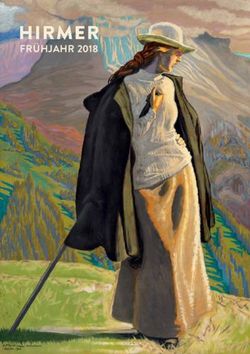 FR&Uuml;HJAHR 2018 - Hirmer Verlag