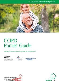 COPD Pocket Guide - Lungenliga Schweiz