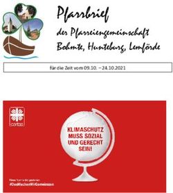 Pfarrbrief der Pfarreiengemeinschaft Bohmte, Hunteburg, Lemf&ouml;rde - Pfarreiengemeinschaft Bohmte ...