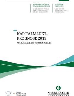 KAPITALMARKT-PROGNOSE 2019 - AUSBLICK AUF DAS KOMMENDE JAHR - MARKTBEWEGUNGEN ZUM JAHRESENDE 2018 HANDELT ES SICH UM EINE KORREKTUR ODER EINEN ...