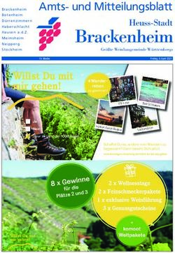 Brackenheim Amts- und Mitteilungsblatt - Heuss-Stadt 2021