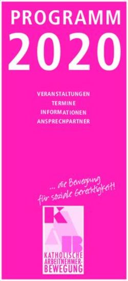 2020 PROGRAMM - e di i t ! - Di&ouml;zesanverband Rottenburg-Stuttgart