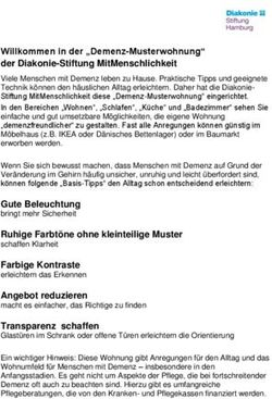 Willkommen in der "Demenz-Musterwohnung" der Diakonie-Stiftung MitMenschlichkeit