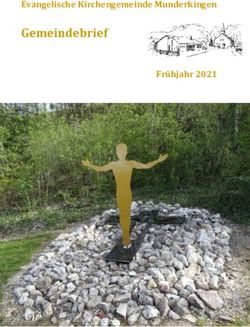 Gemeindebrief Evangelische Kirchengemeinde Munderkingen Fr&uuml;hjahr 2021