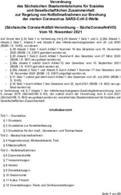 Verordnung des Sächsischen Staatsministeriums für Soziales und Gesellschaftlichen Zusammenhalt zur Regelung von Notfallmaßnahmen zur Brechung der ...