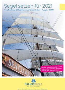 Segel setzen f&uuml;r 2021 - Hanseat Reisen