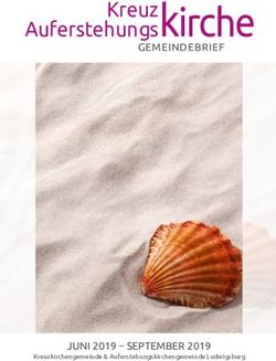 AUFERSTEHUNGS KIRCHE KREUZ - GEMEINDEBRIEF - KREUZKIRCHE LUDWIGSBURG