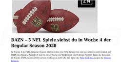 DAZN - 5 NFL Spiele siehst du in Woche 4 der Regular Season 2020