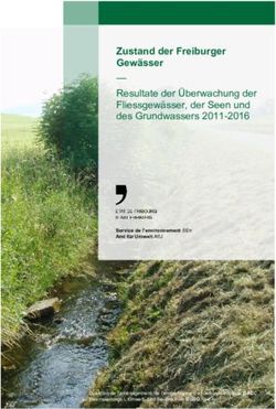 Zustand der Freiburger Gew&auml;sser - Resultate der &Uuml;berwachung der Fliessgew&auml;sser, der Seen und des Grundwassers 2011-2016