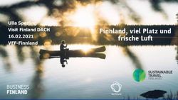 Finnland, viel Platz und frische Luft - Ulla Sperling Visit Finland DACH 16.02.2021 VFF-Finnland