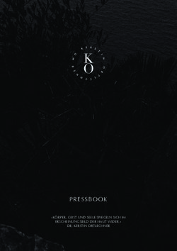 PRESSBOOK - Kerstin Ortlechner