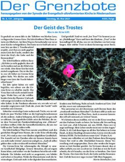Der Geist des Trostes - Evangelisch Altreformierte ...