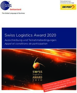 Swiss Logistics Award 2020 - Ausschreibung und Teilnahmebedingungen Appel et conditions de participation - SVTL