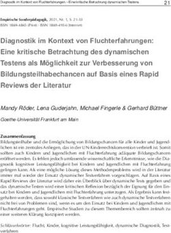 Diagnostik im Kontext von Fluchterfahrungen: Eine kritische Betrachtung des dynamischen Testens als M&ouml;glichkeit zur Verbesserung von ...
