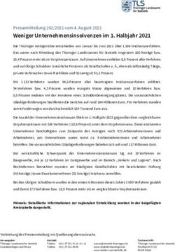 Weniger Unternehmensinsolvenzen im 1. Halbjahr 2021