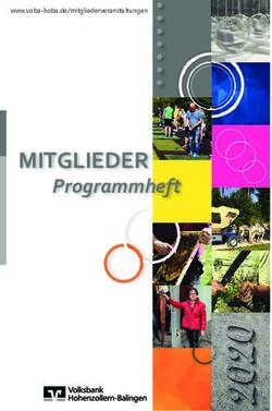 MITGLIEDER Programmheft - Volksbank Hohenzollern-Balingen eG