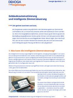 Geb&auml;udeautomatisierung und intelligente Zimmersteuerung